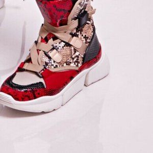 Snake Spots Hi Top Sneaker